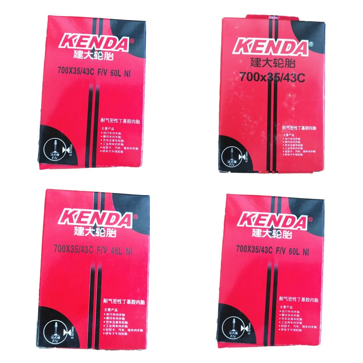 Kenda Road Bike  Tube 700x35/43c Bicycle Tube Bicycle Parts 