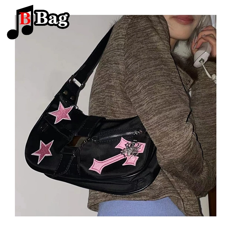 Женская сумка-тоут через плечо в готическом стиле