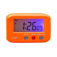 portable electric desktop clock electronic alarm lcd screen data time calendar desk watch