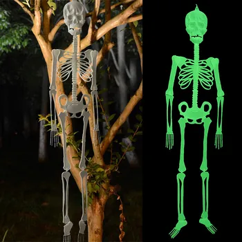 32/90/150cm Halloween Decoration Skull Halloween Outdoor Decor Skeleton Fake Human Home Bar Decorations Horror Props Ornament 1