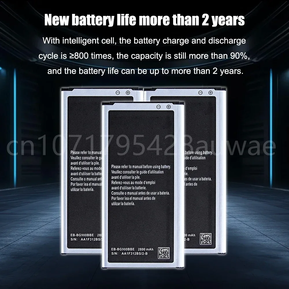 Аккумулятор для Samsung S5 SM G900 G900S G900I G900F G900H 2800 мАч EB-BG900BE