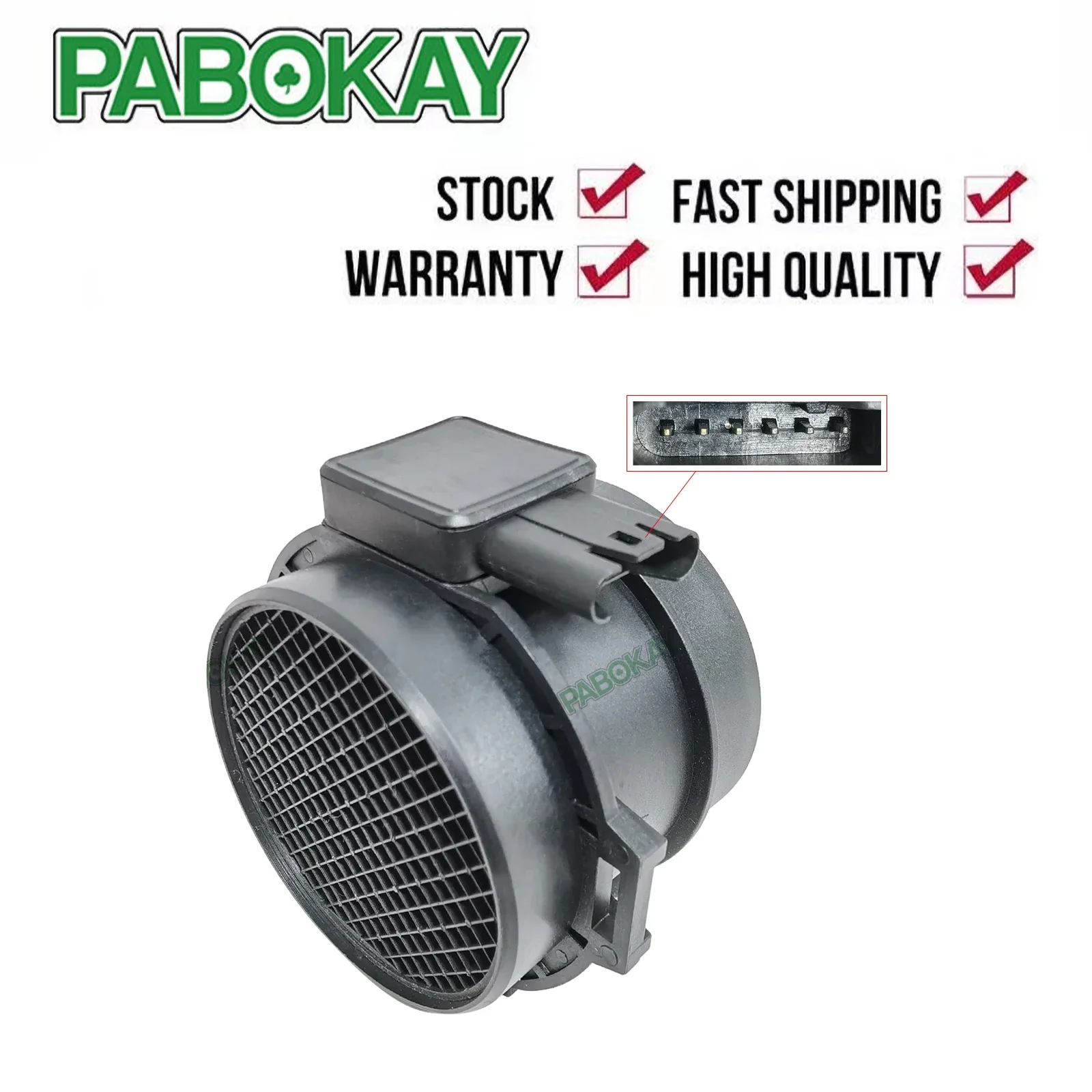 Датчик расхода воздуха 5WK9642 7513956 8ET009142661 13627513956 13627566983 5WK9642Z для BMW E46 330i E65 E66 730i X3 E83 Z4