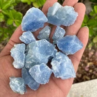 1kgbag large size natural blue calcite rough stone raw quartz crystals rock healing reiki mineral aquarium home room decor