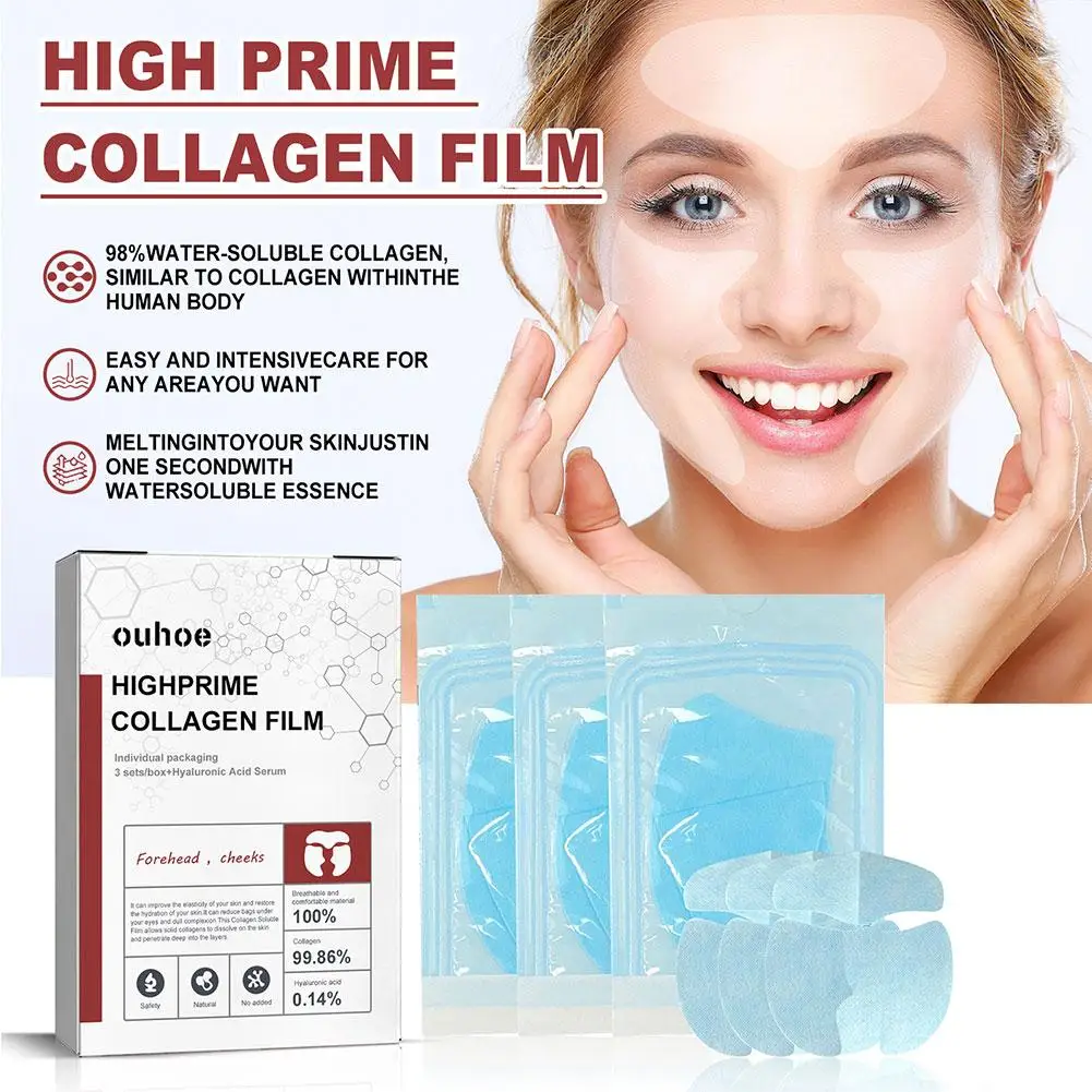 

Mask Collagen Facial Eye Rejuvenation Film Fade Wrinkles Black Under Reduce The Detumescence Circles Eyes Q1Y7