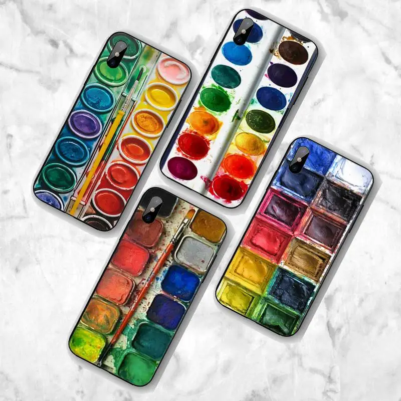 

Watercolor Painting Sketchpad Phone Case For Huawei G7 G8 P7 P8 P9 P10 P20 P30 Lite Mini Pro P Smart Plus Cove Fundas