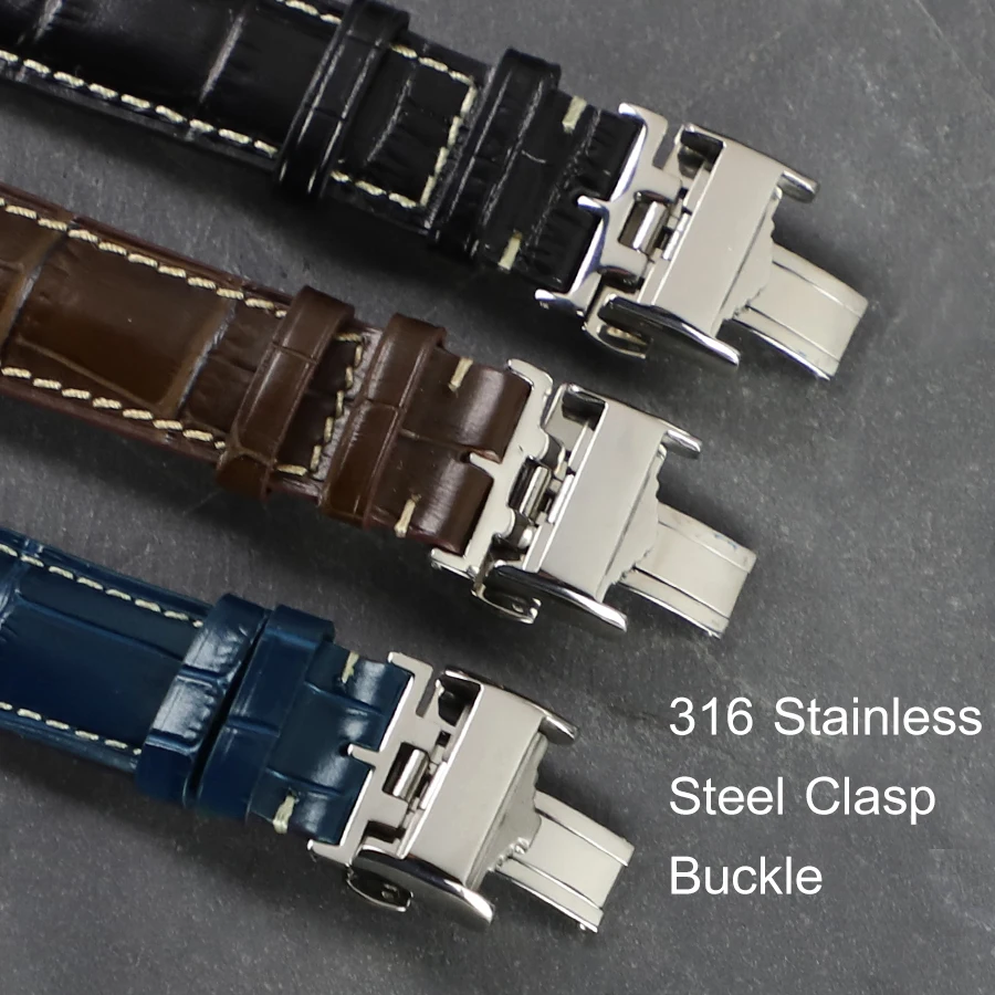 Calfskin Watch Band for Longines Masters Collection Watch Strap Belt Bracelet Cowhide Leather 13 14 15 18 19 20 21 22mm Strap L3