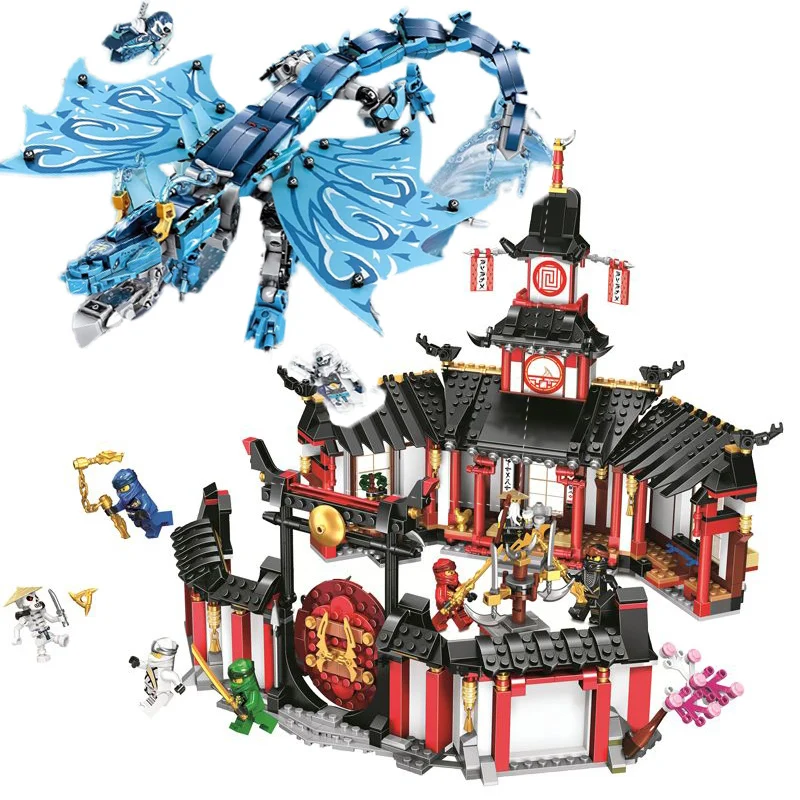 

1112 шт., Детский конструктор «монастырь свинццу»