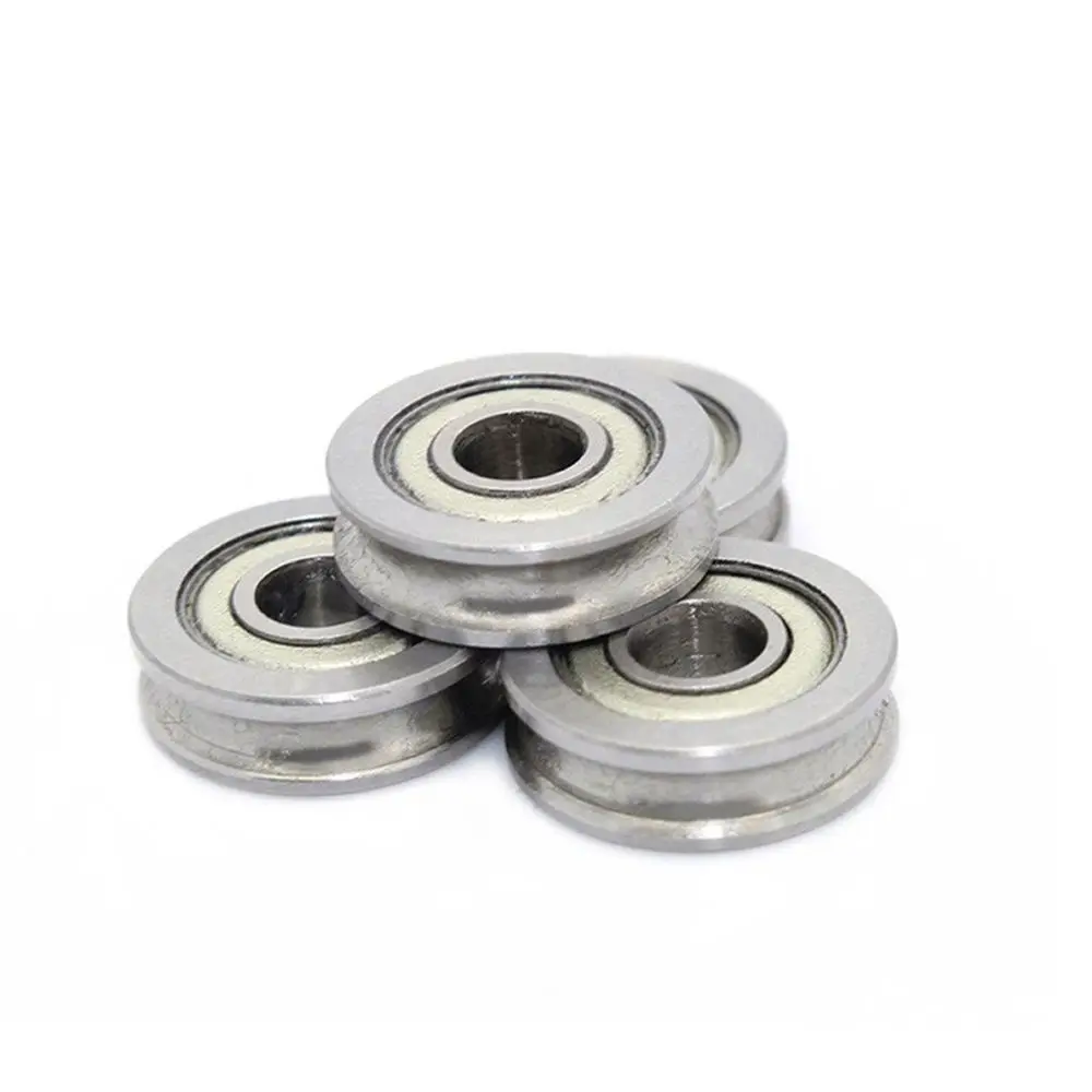 

U-Groove Bearings U604ZZ 4x13x4mm Wheel For 3D Printer Idler Belt Pulleys Guide Rail 604UU Extruder Parts