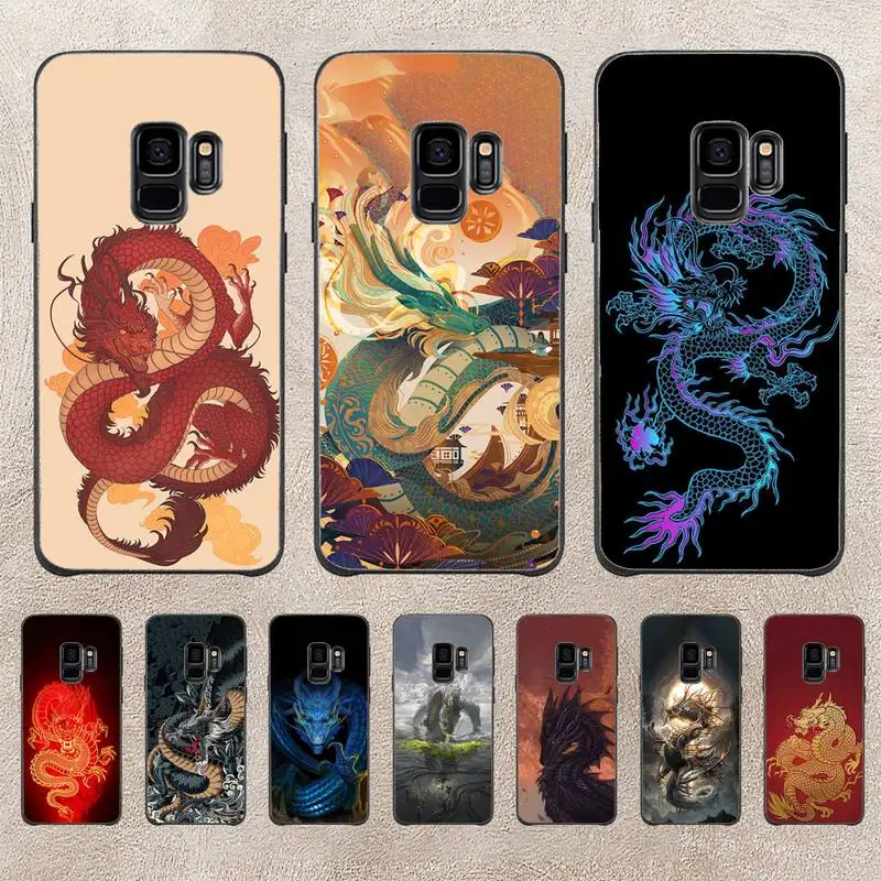 

Chinese Dragon Phone Case For Samsung Galaxy S6 S7 Edge Plus S9 S20Plus S20ULTRA S10lite S225G S10 Note20ultra Case