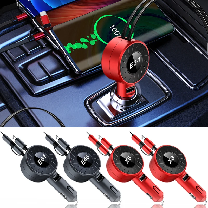 

Fast Charging Phone Adapter USB Car Charger for BMW E30 E71 F31 F22 E65 E72 F48 F49 F39 G01 F26 G02 E31 E34 F10 F20 G05 G06 G07