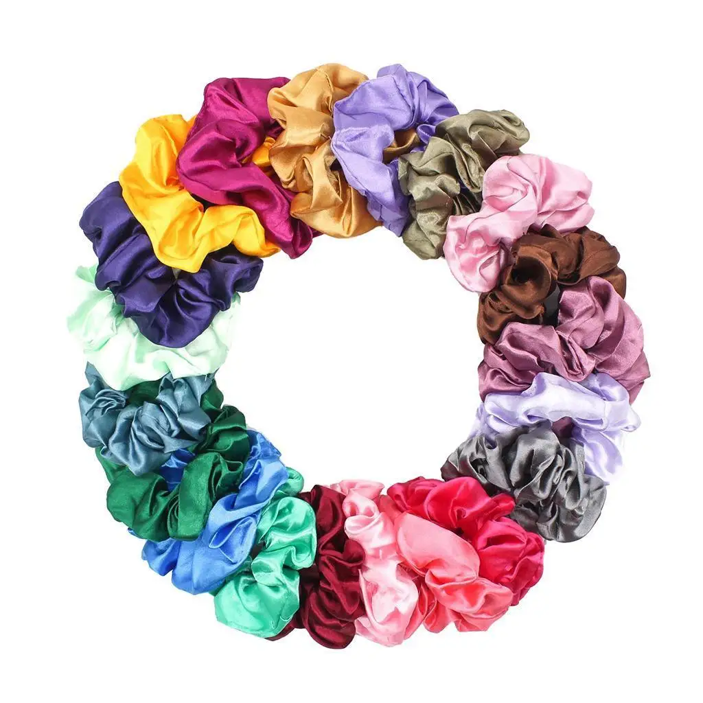 

20x Hair Scrunchies Elastic Bobbles Hair Band Hair Accessory