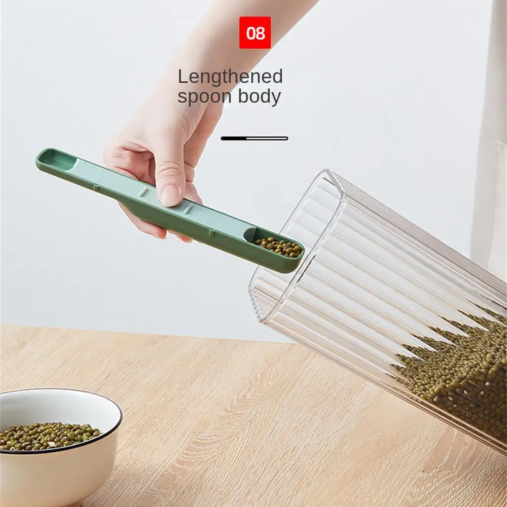 2 шт. дозирующая ложка раздвижная крышка инструменты для управления пищевые