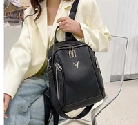 2022 new high quality pu leather backpacks fashion women shoulder bags large capacity female travel backpack school bag