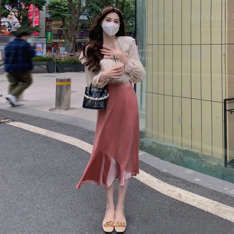 Твидовое платье в гонконгском стиле одинаковый комплект новинка 2024 ранняя осень