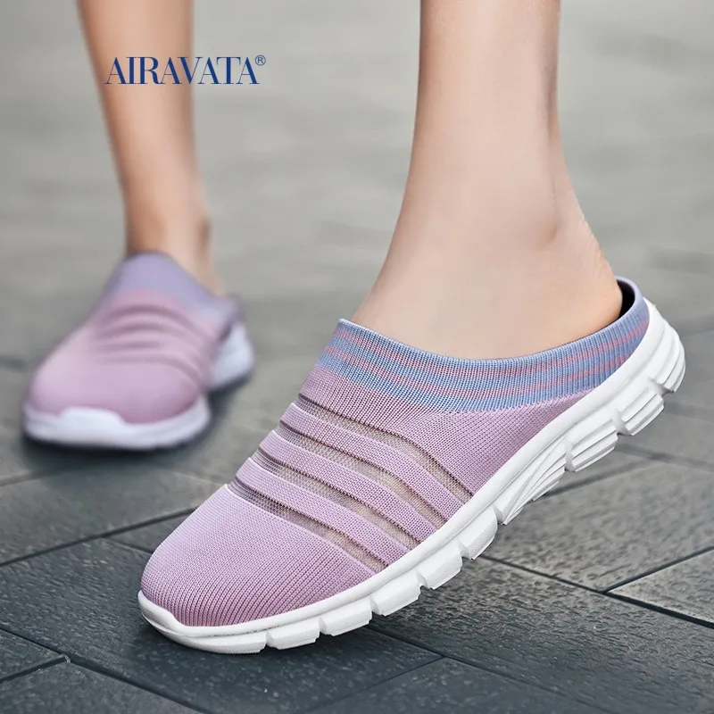 Summer Men Women Outdoor Sandals Lightweight Casual Womens Indoor Slippers Male Flats Breathable Slip-on Soft Bottom Non-slip