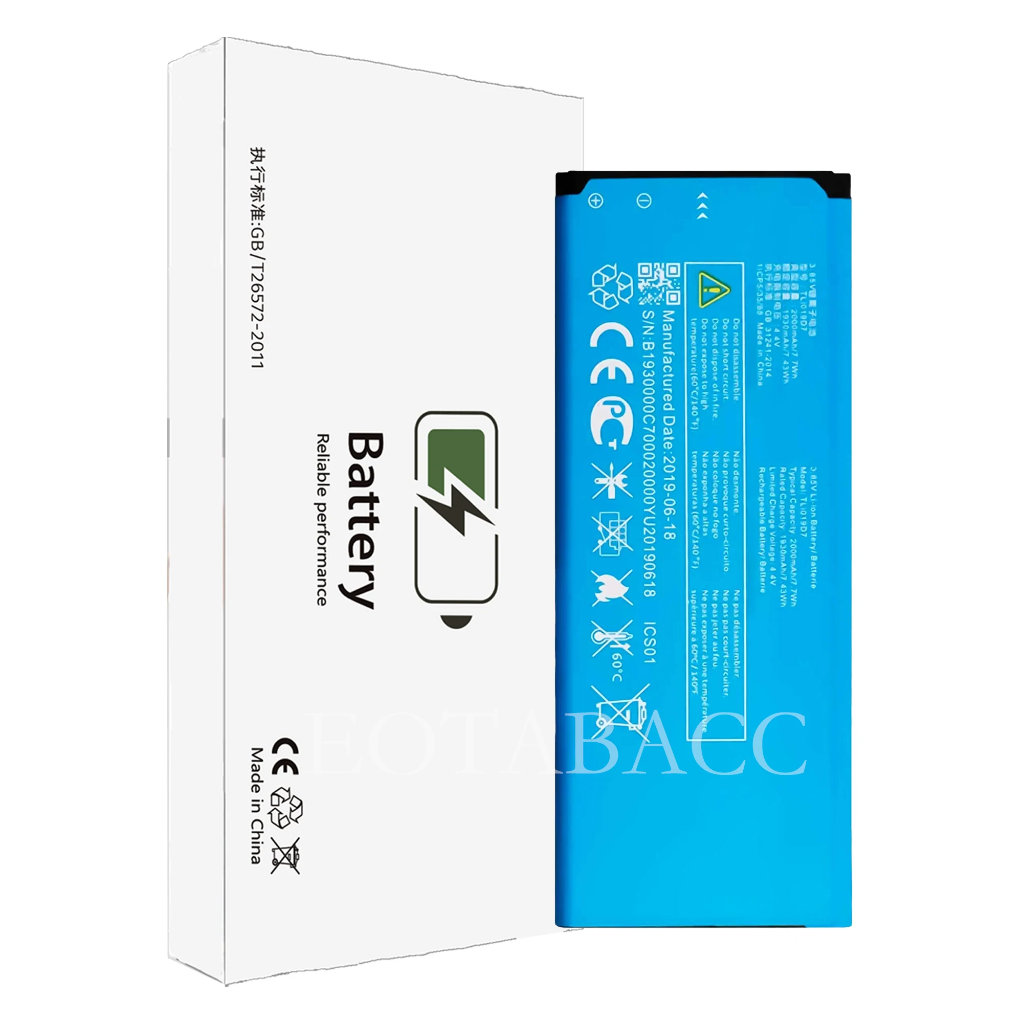 EOTABACC новый оригинальный аккумулятор TLi019D7 для Alcatel 1 5033 5033D 5033X 5033Y 5033A 5033T 5033J Telstra