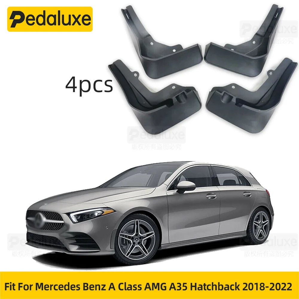 

OEM Splash Guards Mud Flaps For 18-2022 Mercedes Benz A Class AMG A35 Hatchback