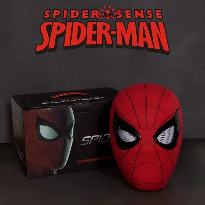 

Spider-man Headgear Cosplay Electric Fully Automatic Marvel Eyes Movable Across The Universe Expedition Rc Toys For Kids Gift