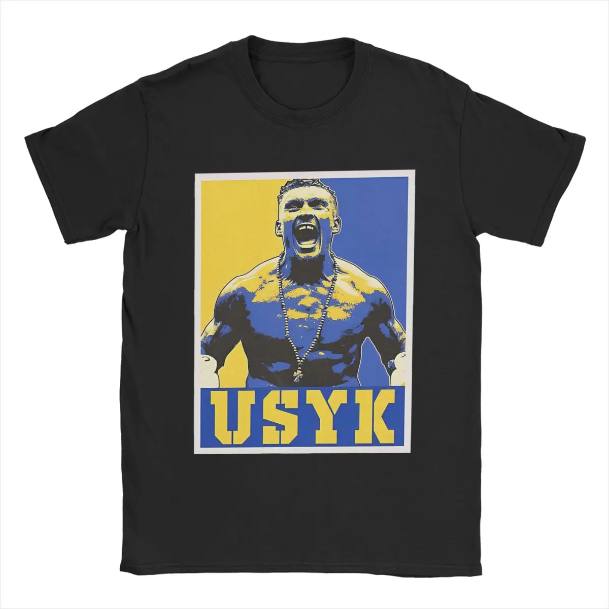 Летняя мужская и женская футболка Oleksandr Usyk боксерский король одежда тяжелая из 100%
