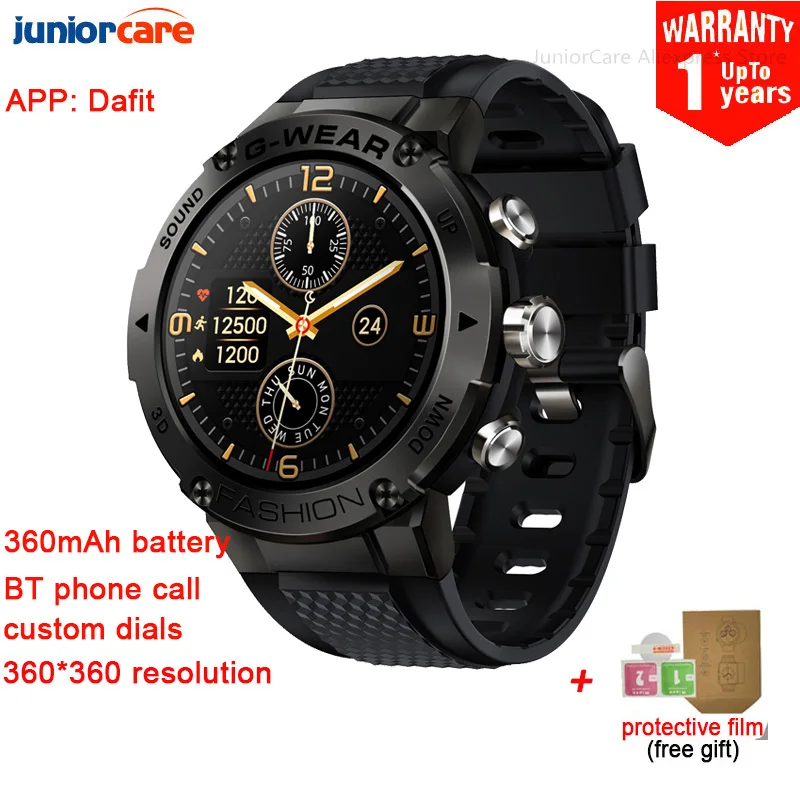 Мужские Смарт-часы K28H с поддержкой BT 360 мАч