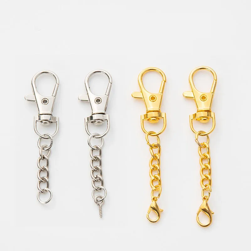 5/10/20Pcs Snap Hook Trigger Clips Buckles For Keychain Lobster Lobster Clasp Hooks for Necklace Key Ring ClaspDIY Making