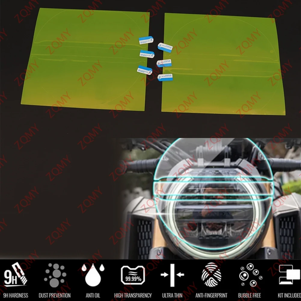 

2 шт., защитная пленка для мотоциклетных фар Honda CB1000R 2018-2020 CB650R 2019 2020 2021 2022