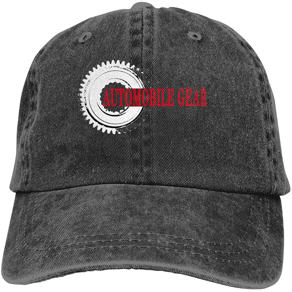 

Automobile Gear Sports Denim Cap Adjustable Unisex Plain Baseball Cowboy Snapback Hat