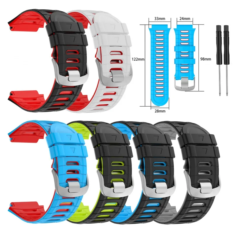 

Adjustable Soft Sports Watch Straps Silicone Watch Accessories Soft Watchband for Garmin Forerunner 920XT