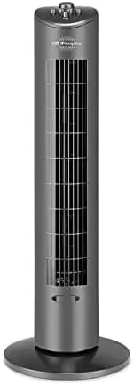 

TW 0850 - Ventilador de torre oscilante, bandeja para esencias aromáticas, 3 velocidades, temporizador, 79 cm de altura, 60 W,