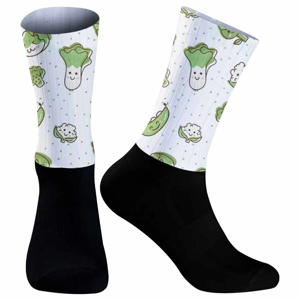 Летние крутые дышащие носки нескользящие силиконовые профессиональные гоночные