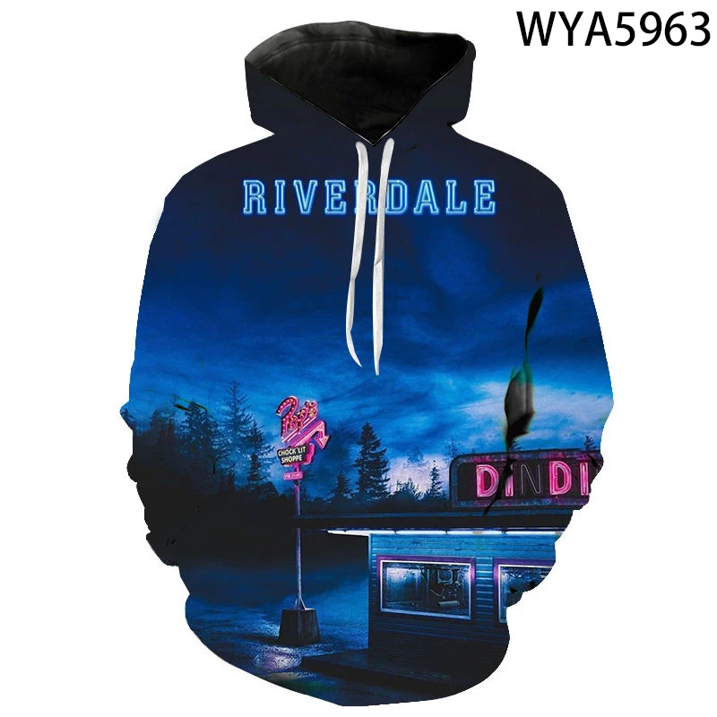Новый Riverdale для мужчин женщин и детей модные толстовки с 3D принтом пуловер