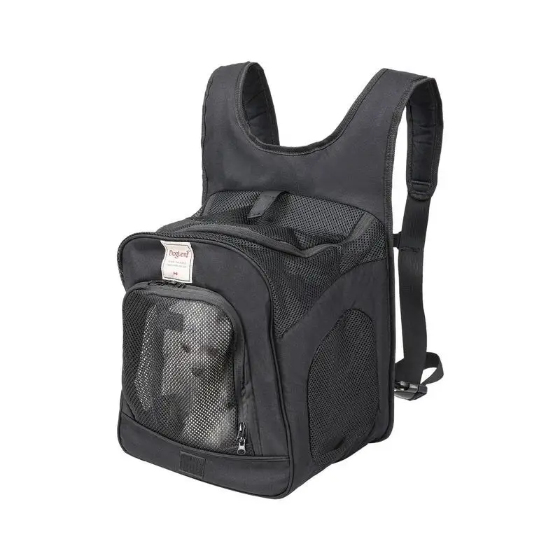 

Рюкзак-переноска для домашних животных, воздухопроницаемая дорожная сумка с вентилируемой сеткой для собак, регулируемый, Hands-free, для кемпинга и пешего туризма