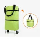 Складная тележка для покупок, сумка-тележка с колесами, складная детская сумка для продуктов, органайзер для еды