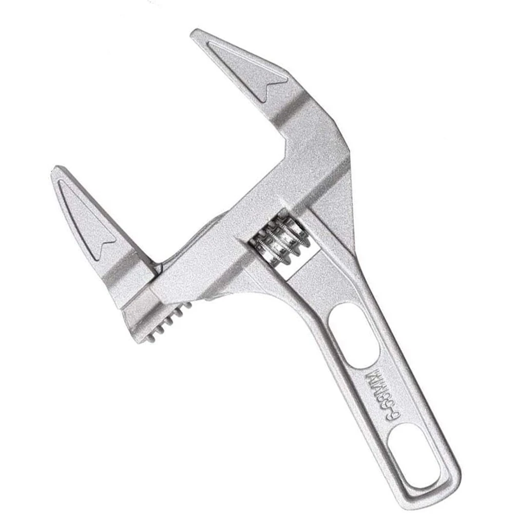

Adjustable Wrenches 6-68mm Wide Jaw Wrench Bathroom Wrench Hand Tools for Tightening or Loosening Nuts and Bolts