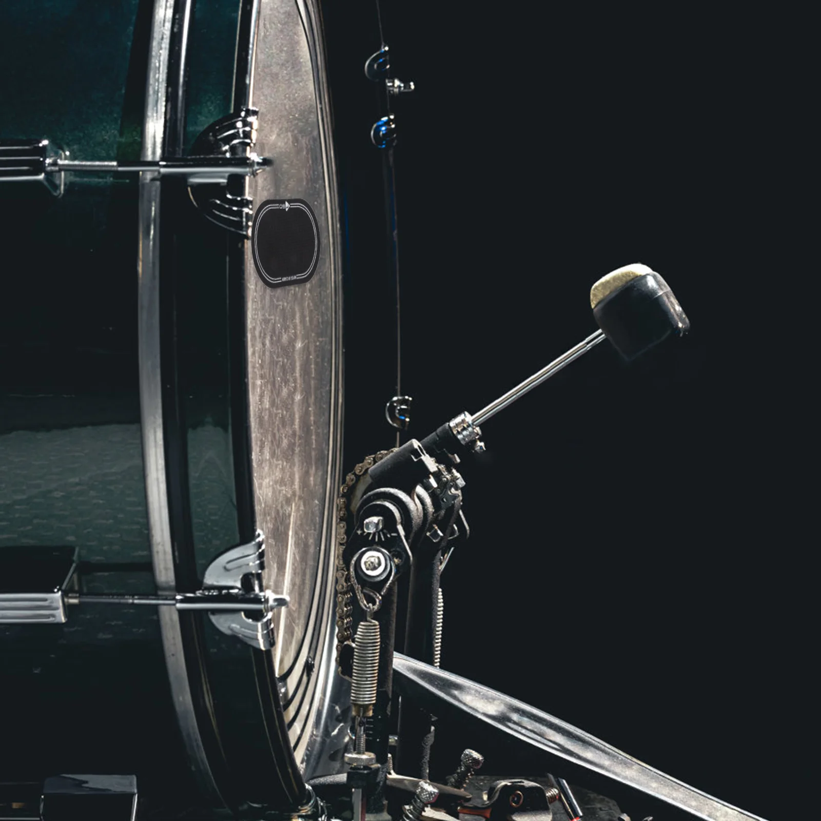 

2 Pcs Drum Kit Screen Protector Head Protective Pad Tool Stickers Protection Pet