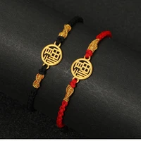 1pcs pure 24k yellow gold jewelry real 24k yellow gold bracelet for women lucky blessing card bracelet handmade gift 16 19cml