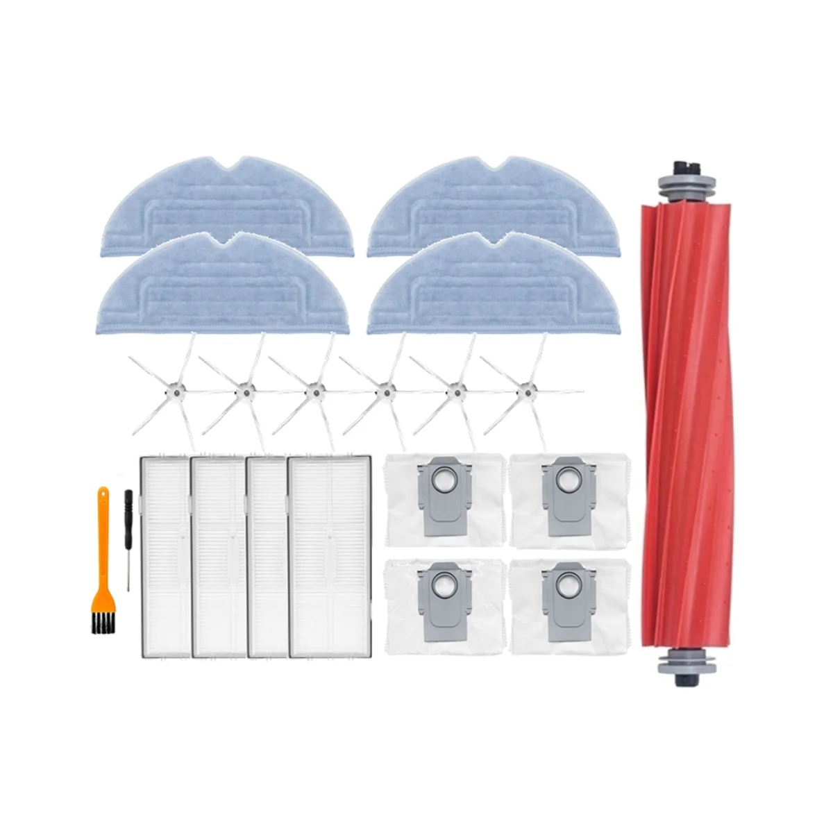 

21PCS for S7, S7+, S7 MaxV, S7 MaxV Plus,G10S,G10S PRO Robot Vacuum Cleaner Accessories Kit