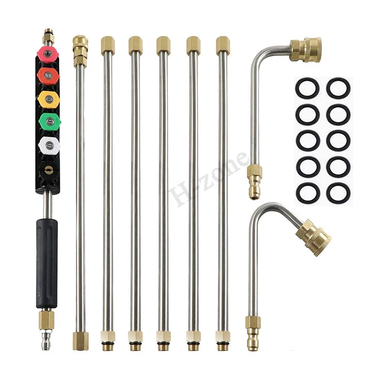 

Удлинитель из нержавеющей стали для мойки автомобиля, 1/4 дюйма, psi, 9 шт.