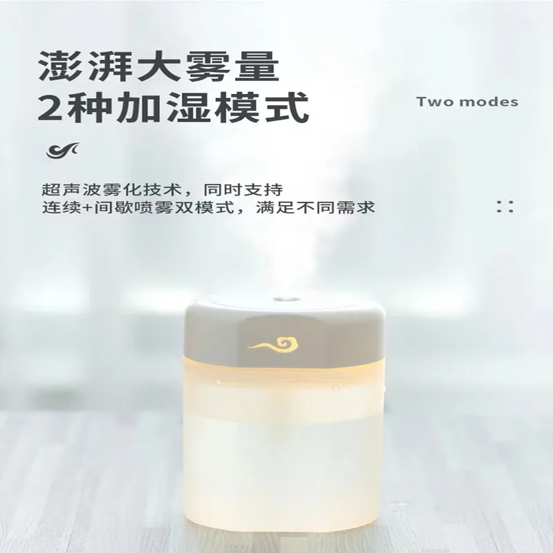 300ml Mini Air Humidifier Portable USB Fragrant Essential Oil Diffuser LED Light Automobile Diffuser Household Bedroom Spray enlarge