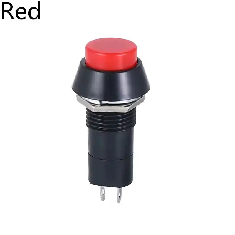 5 шт. PBS-11A PBS-11B 12 мм самоблокирующийся пластиковый кнопочный переключатель с фиксацией 3A 250 В переменного тока 2PIN 6 цветов