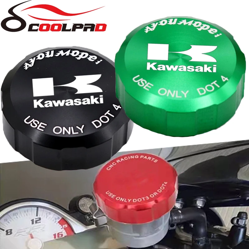 

Motorcycle CNC front Brake Fluid Reservoir Cover Cap For Kawasaki Z1000SX Ninja 1000 ZX10R ZX9R ZX6R ZX250R Z750S Z750 GTR1400