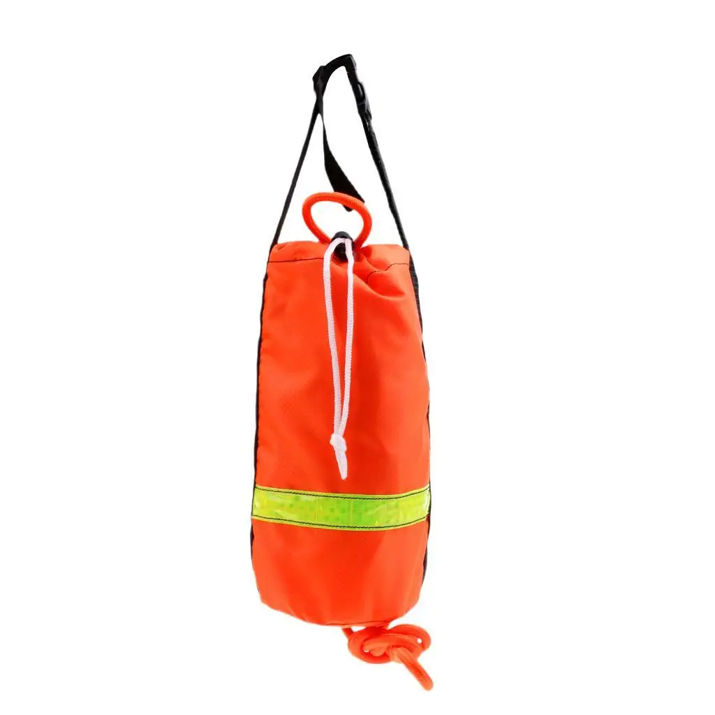 

Kayak Water Floating Life Line Rescue Throw Rope Bag 31m Orange