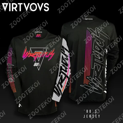 Camiseta de манга larga para ciclismo, camiseta de Motocross, Motocross, BMX, Motocross, Motociclismo