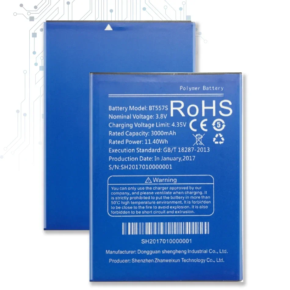 Для ZOPO Speed 7 Plus ZP370 Батарея BT557S Сменная батарея для мобильного телефона