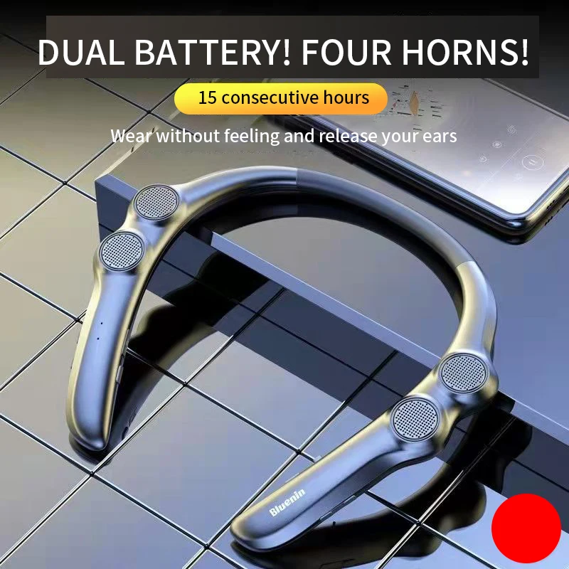 

Новинка 2023, Новая Bluetooth-колонка, подвесной беспроводной стерео-динамик 9D с басами, портативный переносной плеер, светильник 4 колонки для спорта