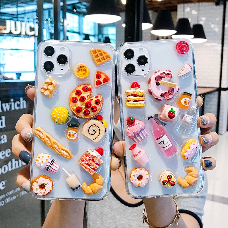 

3D Case For iPhone 13 Pro Max Case Clear Silicone Funda For iPhone 11 Case iPhone XR X XS Max SE 2020 7 8 Plus 11 Pro 12 Mini
