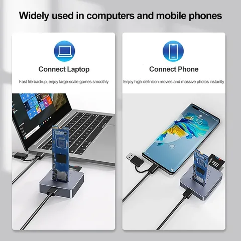 Док-станция kebidu для SSD M.2 NVMe 10 Гбит/с