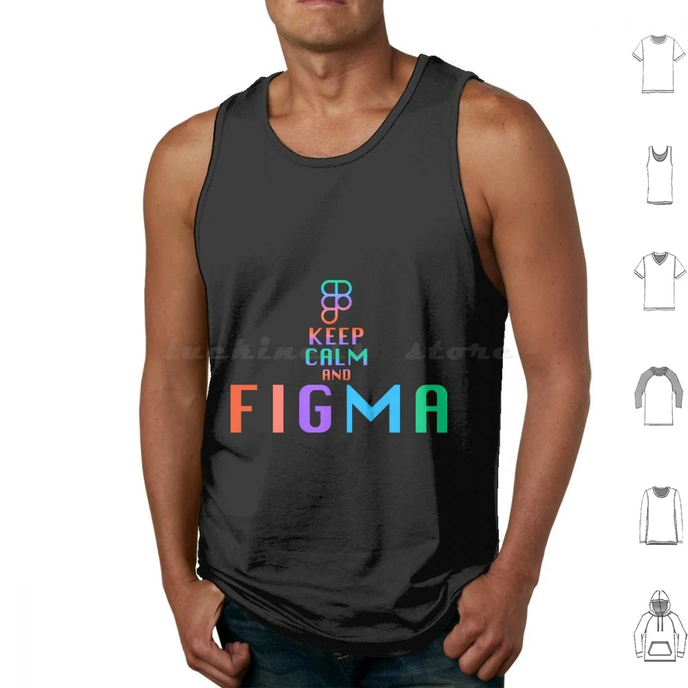 

Keep Calm And Figma Tank Tops Print Cotton Figma Figma Logo Figma Figma Designer Figma Memes Designer Humour Product