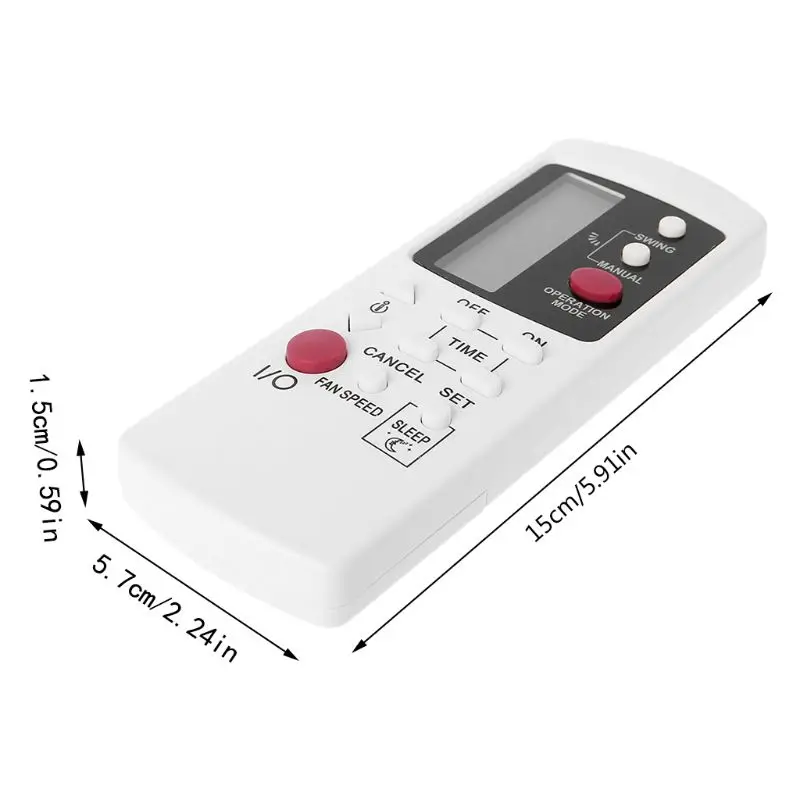 

Air Conditioner Remote Control For Galanz GZ-1002A-E3 GZ-1002B-E1 GZ-1002B-E3