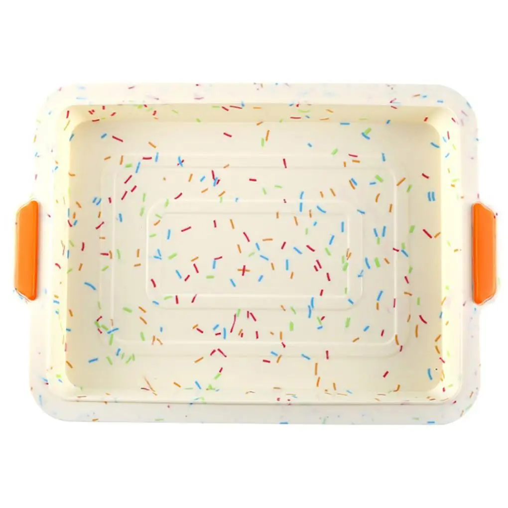 

Силиконовая посуда для выпечки с ручками, антипригарная форма для выпечки, инструменты для дома, ресторана, десерта, магазина